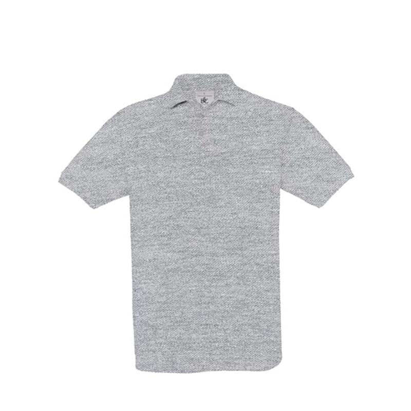 Polo de Travail Homme Coton Gris Chiné - TOPTEX