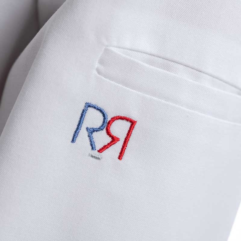 Veste de cuisine femme manches longues ALPILLES blanc
