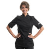 Veste de Cuisine Noire Femme Manches Courtes - MANELLI