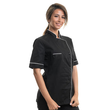 veste femme cuisine noir