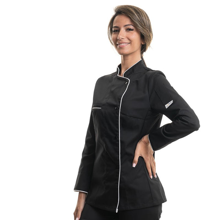veste noir cuisine femme