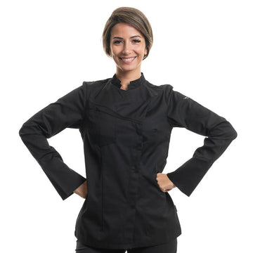 veste de cuisine noir