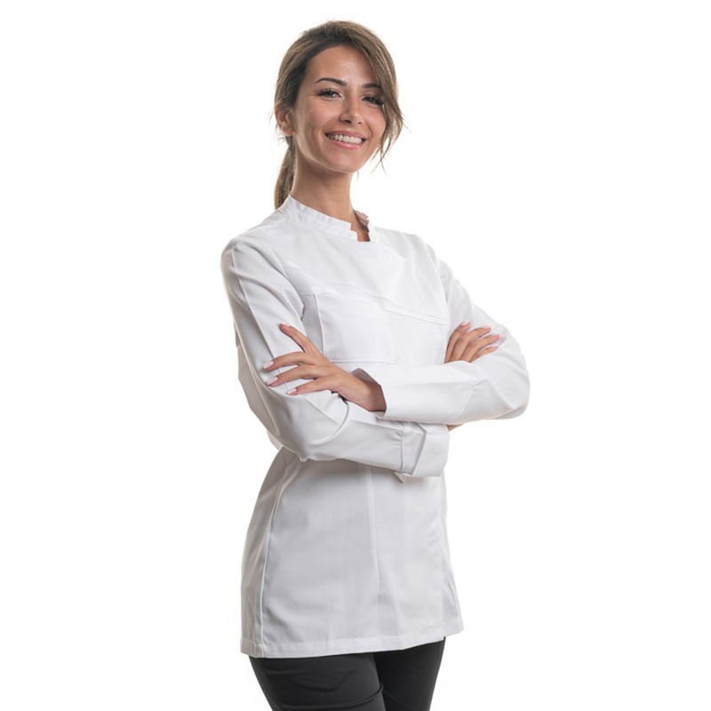 veste de cuisine blanche