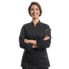 Veste de Cuisine Femme Manches Longues Unera Noir - ROBUR
