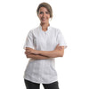 Veste de Cuisine Femme Manches Courtes ABELLA Blanc - ROBUR