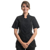 Veste de Cuisine Femme Abella Manches Courtes Noir - ROBUR