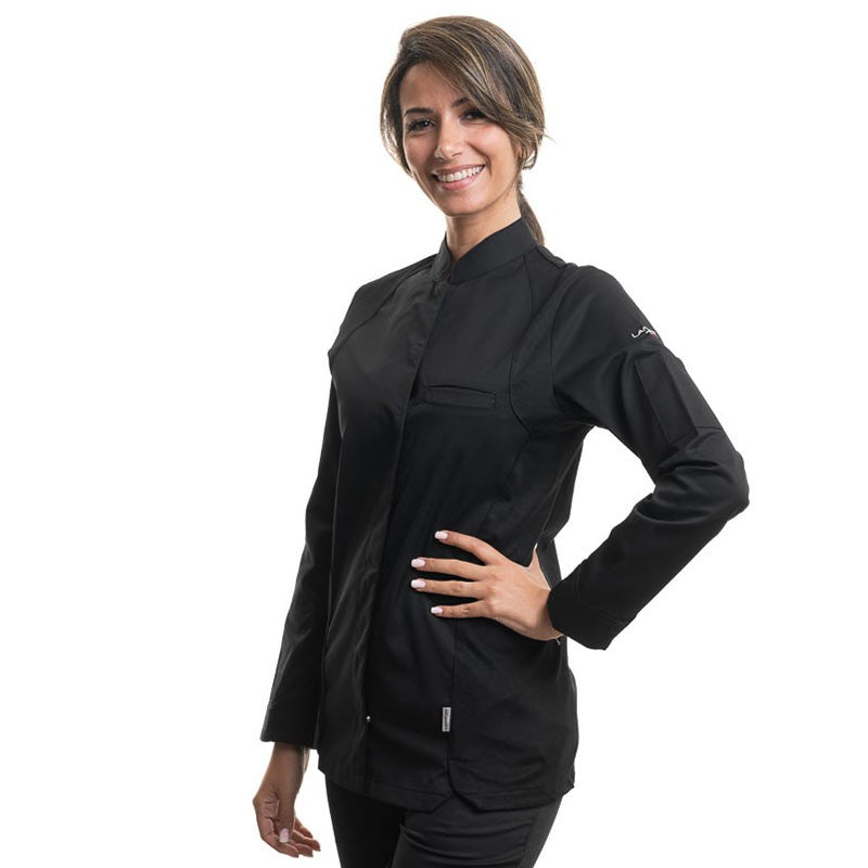 Veste de cuisine manches longues pepper Noir Lafont