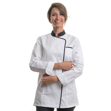 veste de cuisine femme noir