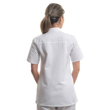 veste elbax blanche manches courtes