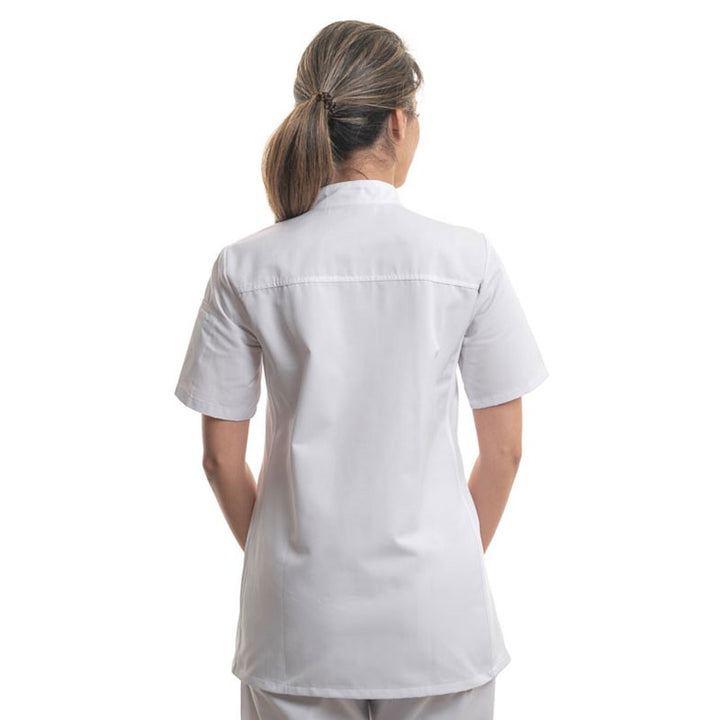 veste elbax blanche manches courtes