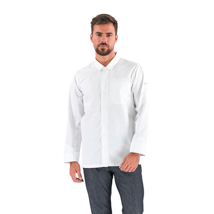 Veste professionnelle de cuisine blanche cardamone Lafont