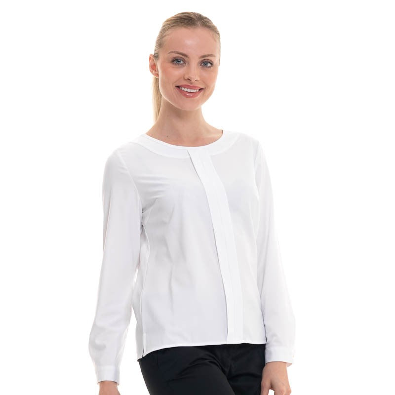 chemisier service détails gauffrés