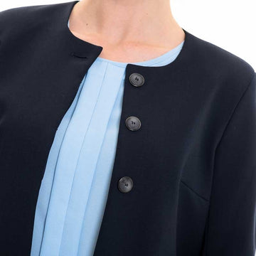 blazer à col rond lafont