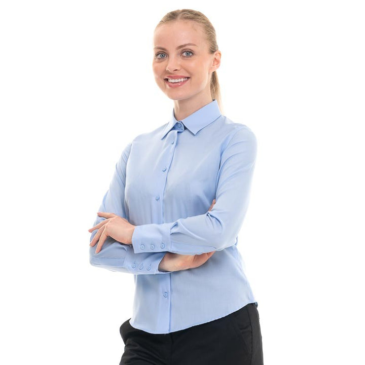 chemise service bleu ciel