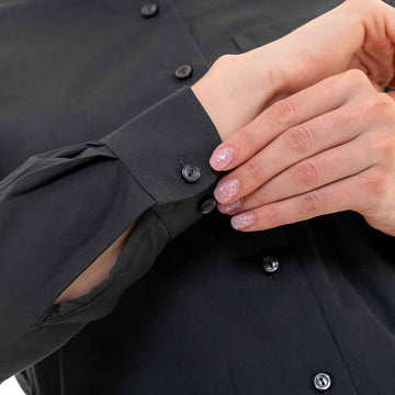 chemise travail boutons manches