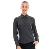 Chemise de Serveuse Manches Longues Grise Anthracite - KARIBAN