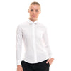 Chemise de Service Femme Popeline Manches Longues Blanc - KARIBAN