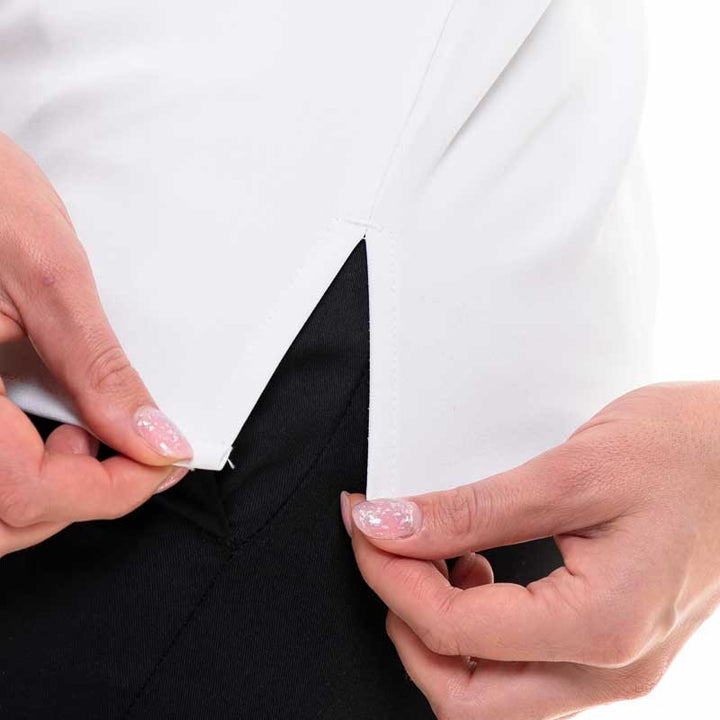 Chemise de service fente d'aisance