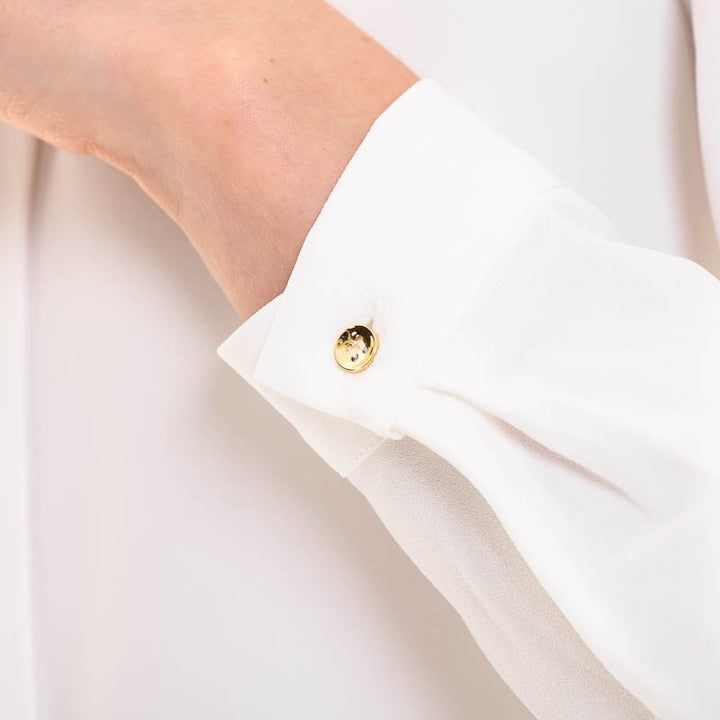 blouse boutons manche