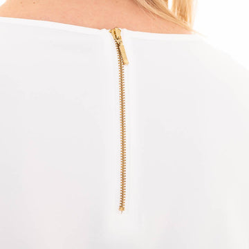 blouse fermeture dorée