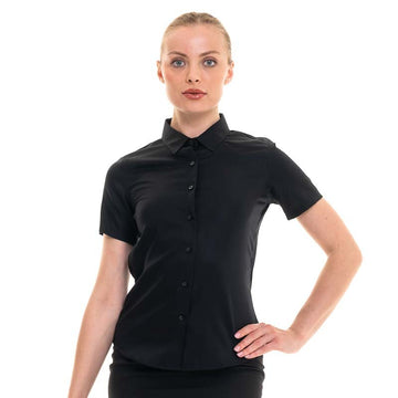 chemise de service femme manches courtes