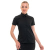 Chemise de Service Femme Manches Courtes TERA Noir - ROBUR