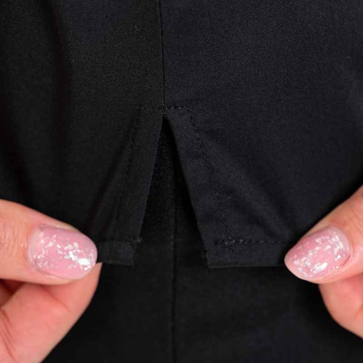 chemise femme fente aisance côté