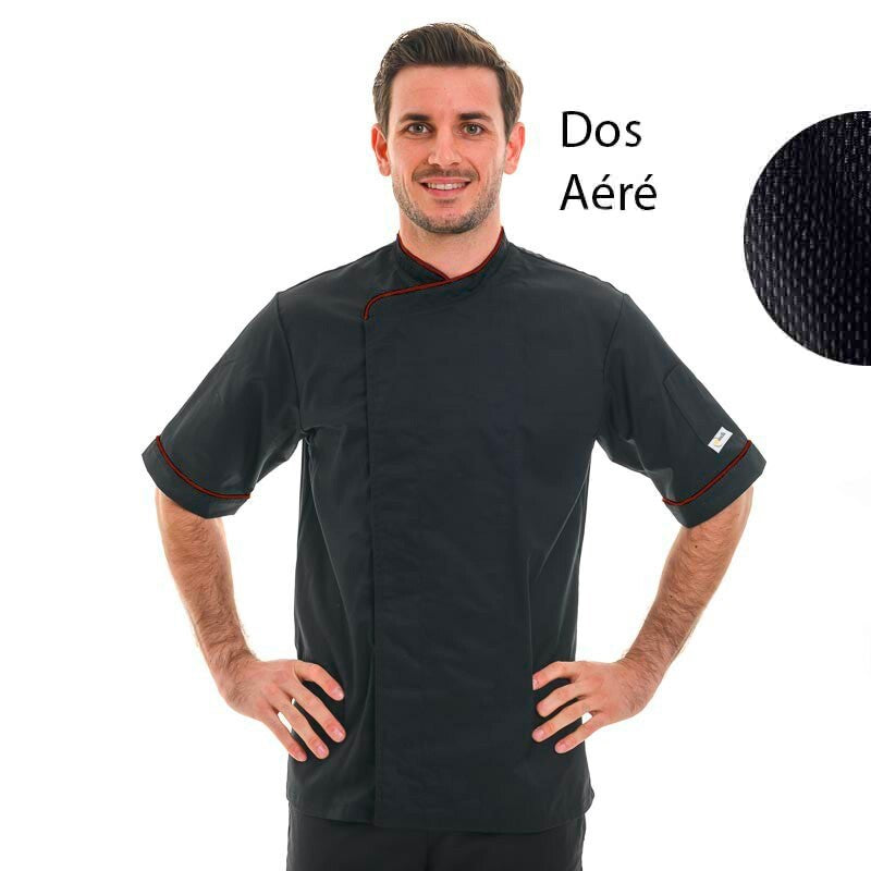 Veste de cuisine dos aéré