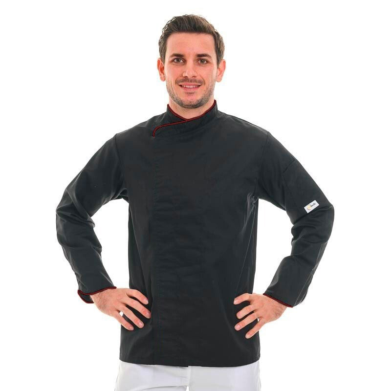 veste cuisine homme liseré coloré