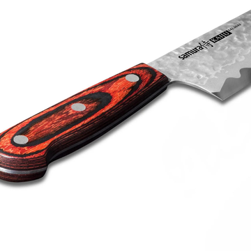 zoom couteau de chef samura 