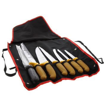 Kit de 6 couteaux de boucher avec fusil d'affûtage Pradel Excellence