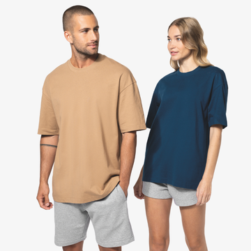 T-shirt Unisexe Manches Courtes Oversize -  KARIBAN - 3