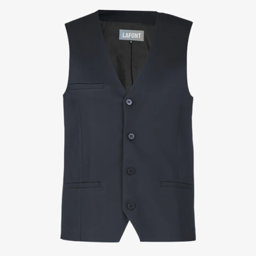 gilet de serveur  bleu marine 