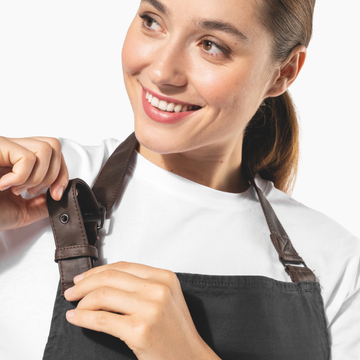 col Tablier de Cuisine Coton Vintage - KARIBAN