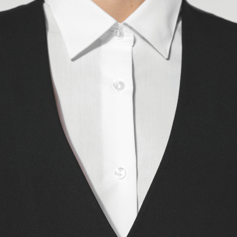 Gilet de Service Femme Noir - KARIBAN