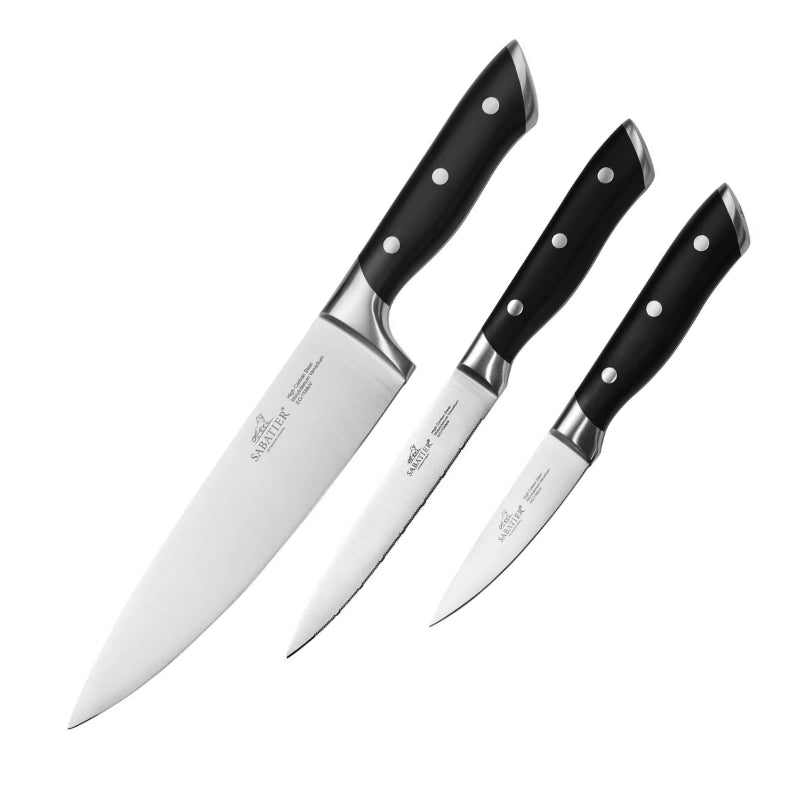 Coffret 3 Couteaux Office 9cm, Universel 12cm, Chef 20cm Hercules - SABATIER 2