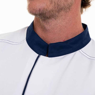 col marine veste de cuisine
