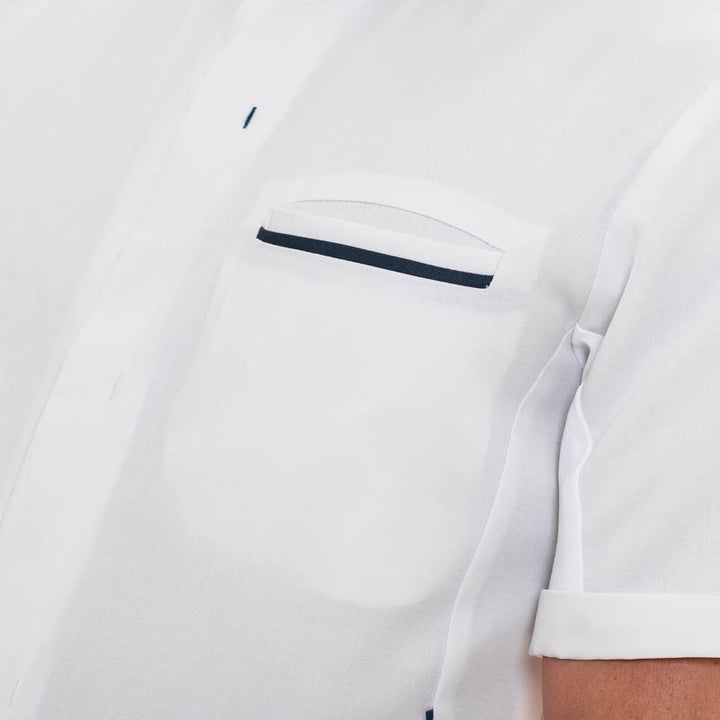 veste cuisine liseré poche