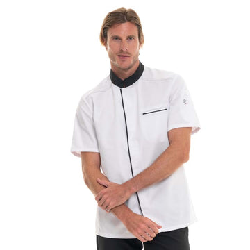 veste cuisine manches courtes