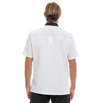 veste cuisine col noir