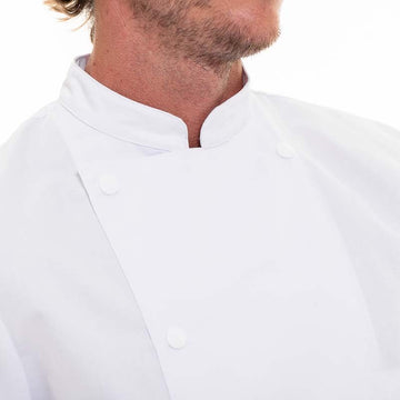 veste cuisine col montant