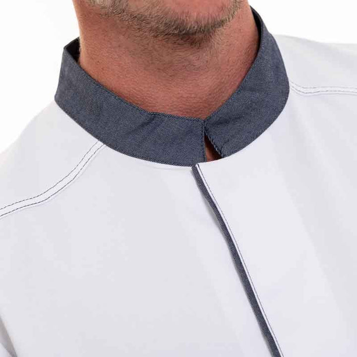 veste cuisine empiecement jean