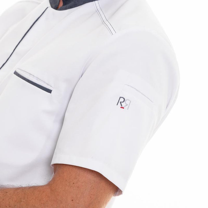 veste cuisine denim jean robur