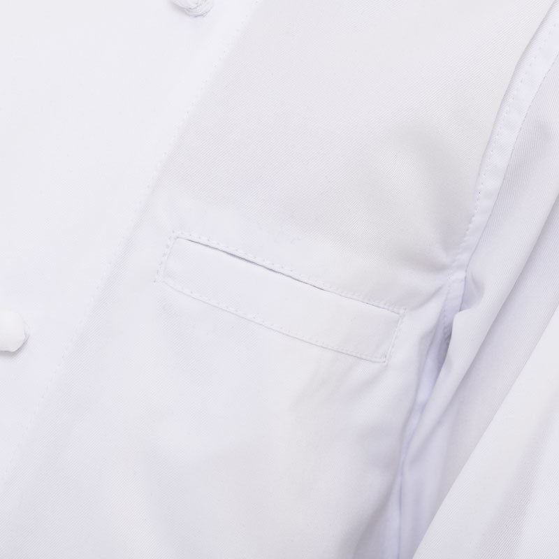 veste cuisine poche poitrine