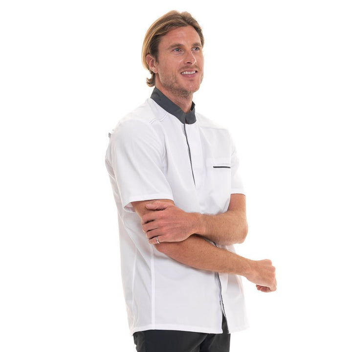 veste cuisine abax gris