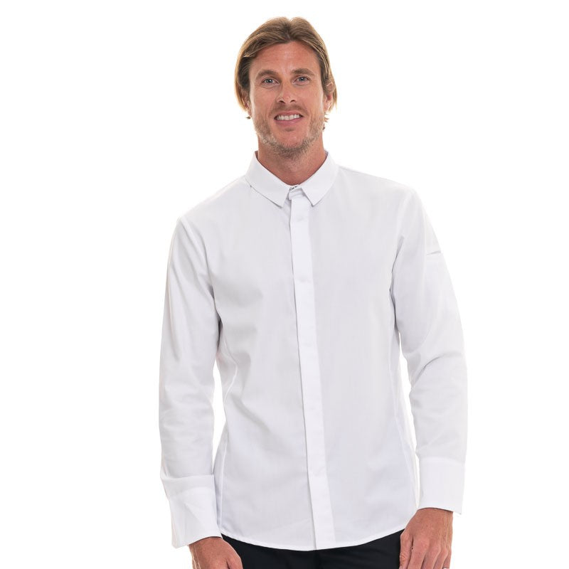 veste cuisine col chemise