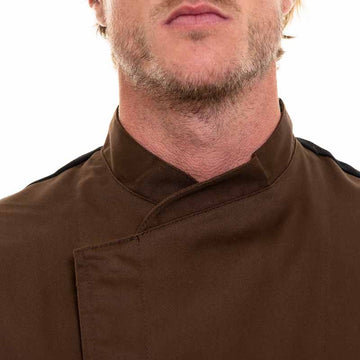 veste cuisine col croisé