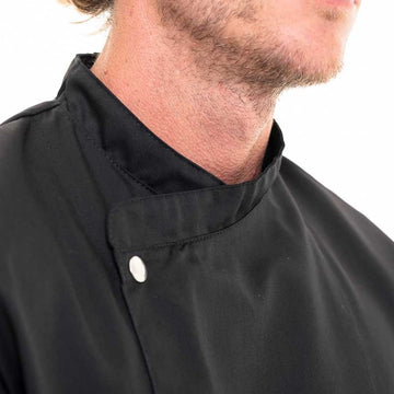 veste cuisine col croisé manelli