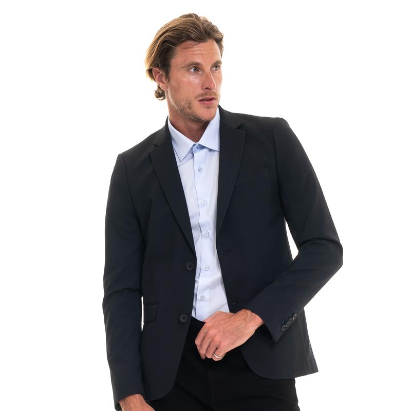 blazer bleu marine homme