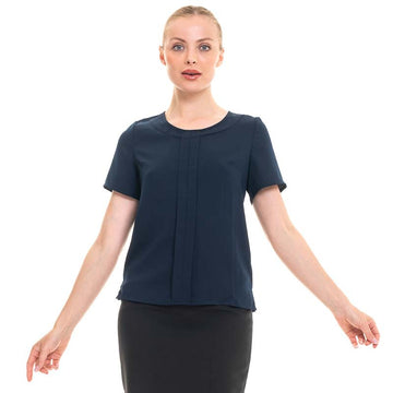 blouse professionnelle bleue